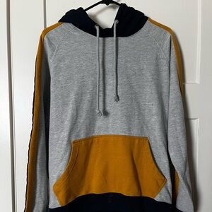 Grey and Orange Hoodie #Vintage #School #Carbon